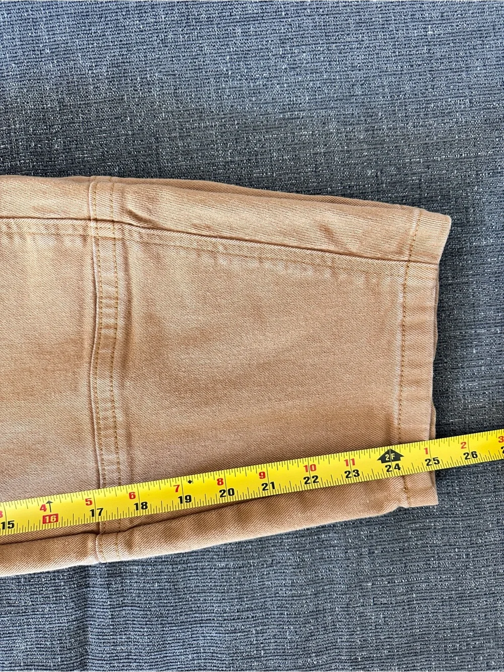 Everlane Barrel Pants Women’s 4 Tan Camel Organic Cotton High Rise